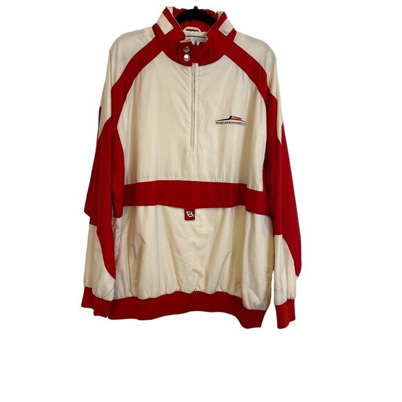 Vintage Chase Authentics Men's Dale Ernhardt Jr. 1/2" Zip Windbreaker Size 2XL
